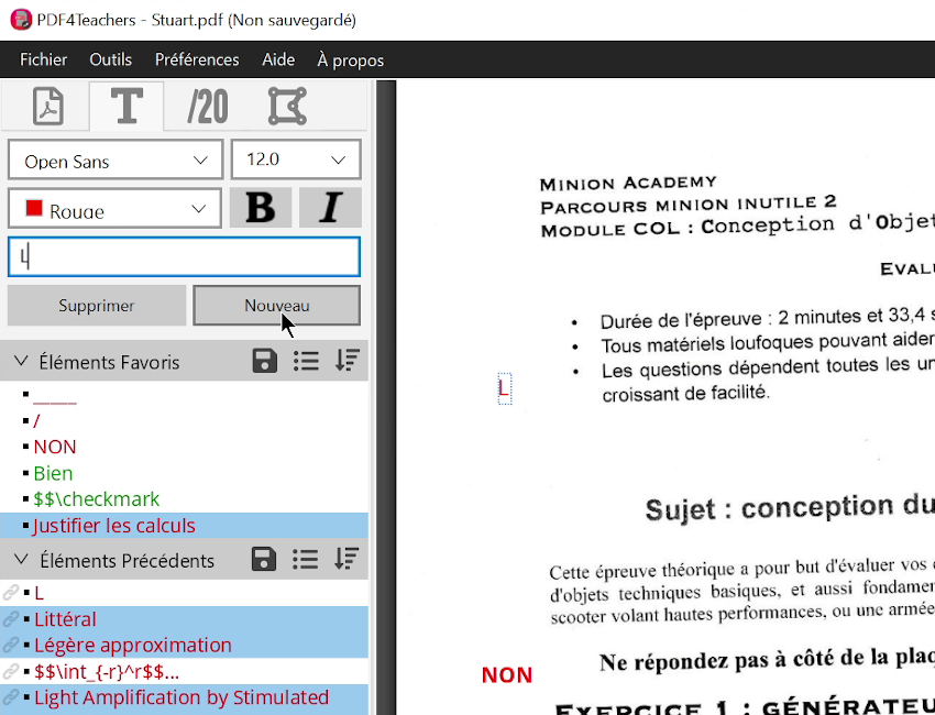 pdf element student